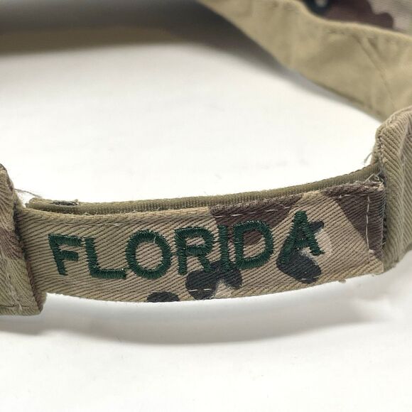 Orlando Florida Brown Camo Visor - Desert Camouflage Unisex Adult Adjustable - Picture 5 of 11